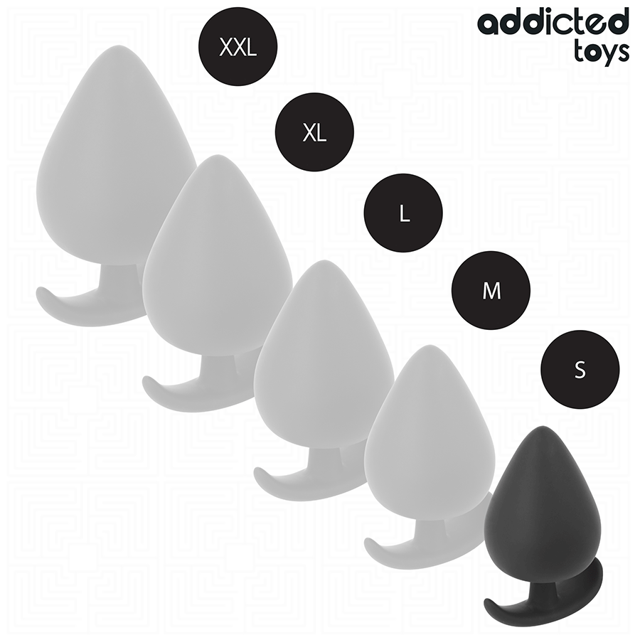 ADDICTED TOYS - ANAL PLUG SILICONE SIZE S 5.3 CM - NOCTURNA DESIRES