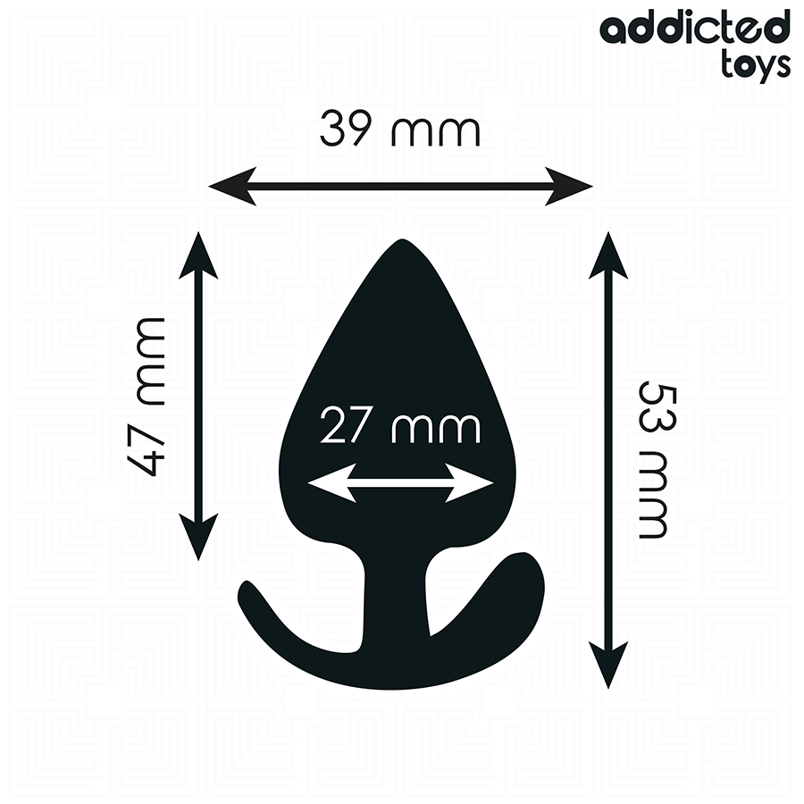 ADDICTED TOYS - ANAL PLUG SILICONE SIZE S 5.3 CM - NOCTURNA DESIRES