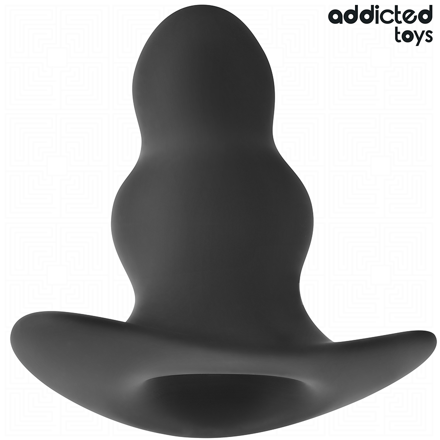 ADDICTED TOYS - HOLLOW ANAL PLUG SILICONE SIZE S 7.3 CM - NOCTURNA DESIRES