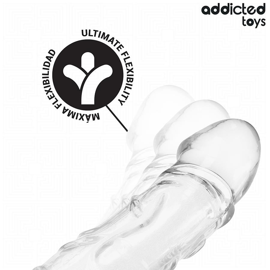 ADDICTED TOYS - TRANSPARENT PENIS EXTENSON 27 CM - NOCTURNA DESIRES