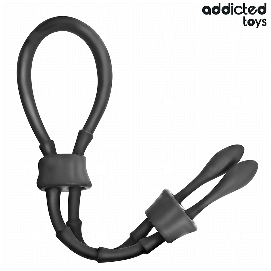 ADDICTED TOYS - ADJUSTABLE SILICONE ROPE FOR THE PENIS - NOCTURNA DESIRES