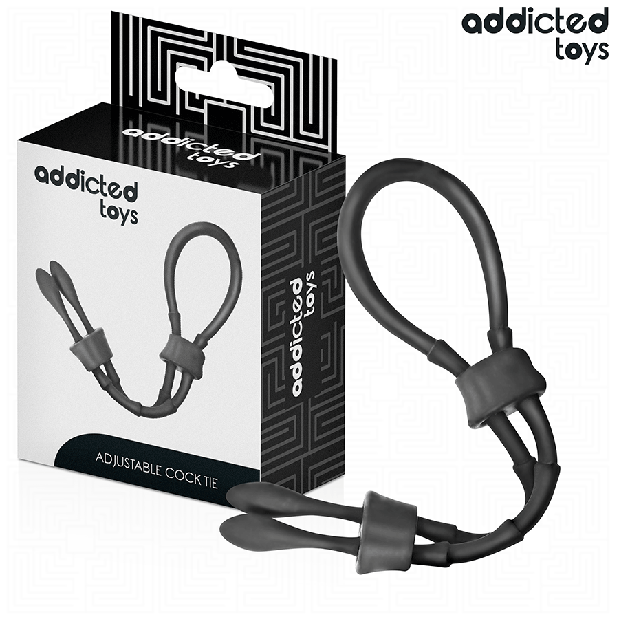 ADDICTED TOYS - ADJUSTABLE SILICONE ROPE FOR THE PENIS - NOCTURNA DESIRES