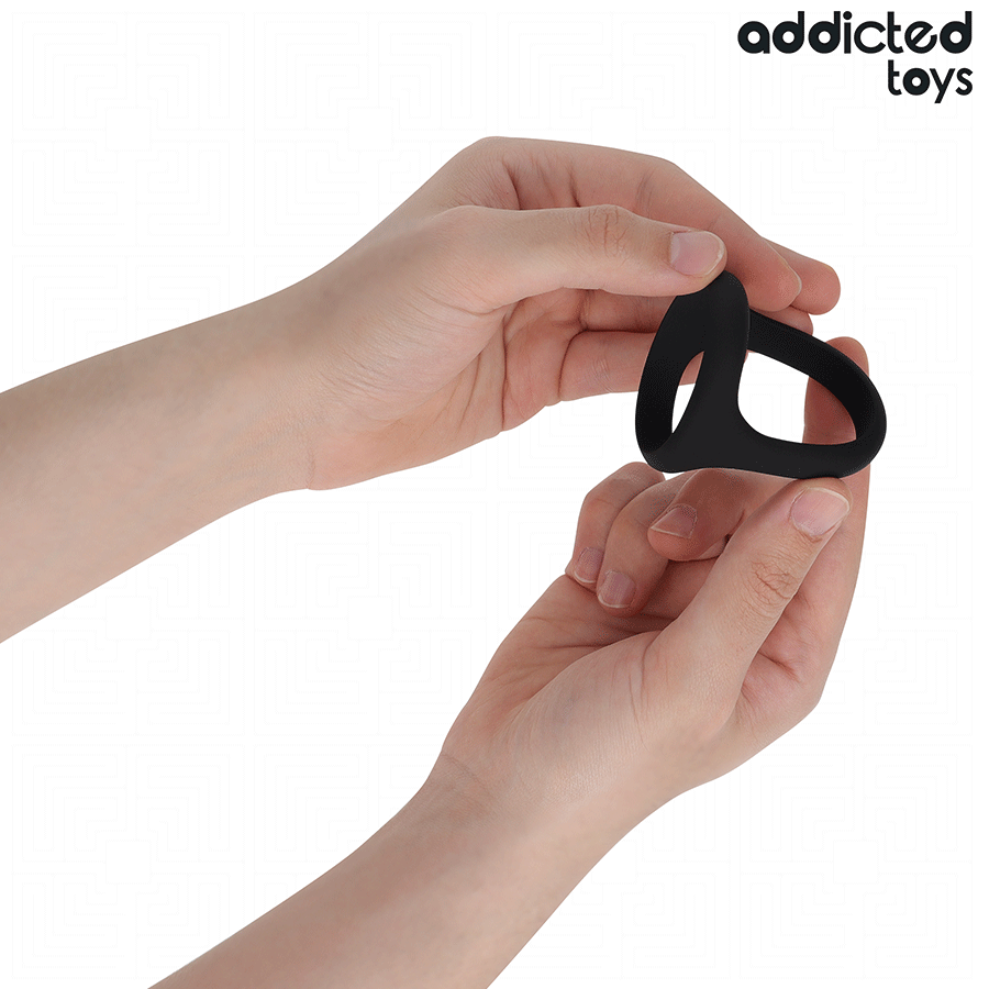 ADDICTED TOYS - THICK TRIPLE PENIS RING - NOCTURNA DESIRES