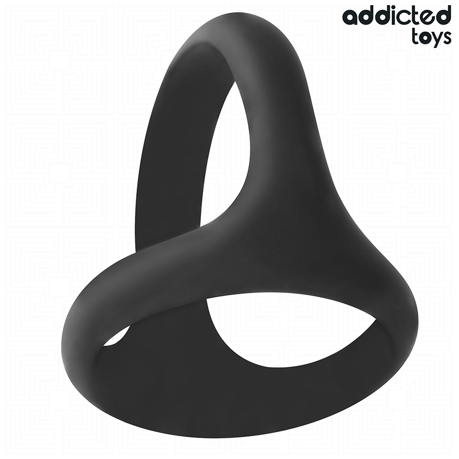 ADDICTED TOYS - THICK TRIPLE PENIS RING - NOCTURNA DESIRES