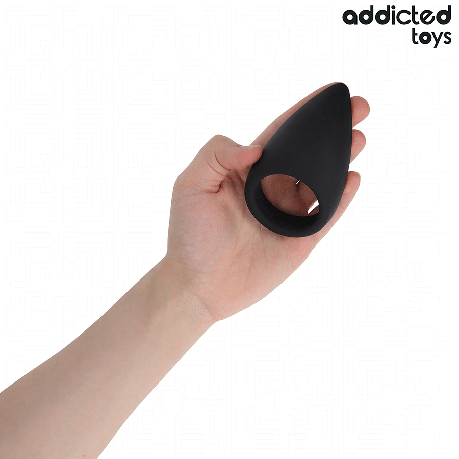 ADDICTED TOYS - TEAR SHAPED PENIS RING - NOCTURNA DESIRES