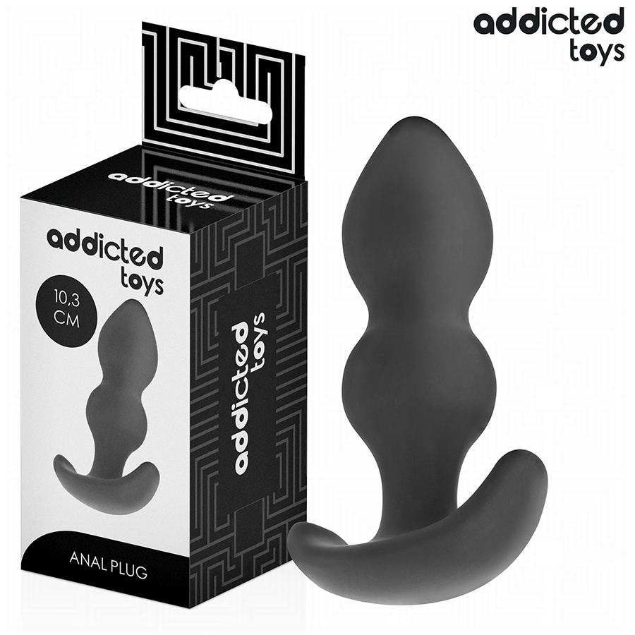 ADDICTED TOYS - ANAL PLUG SILICONE SIZE S 10.3 CM - NOCTURNA DESIRES