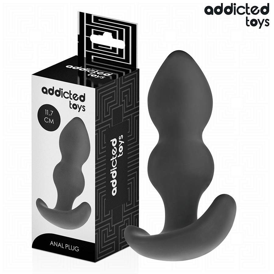 ADDICTED TOYS - ANAL PLUG SILICONE SIZE L 11.7 CM - NOCTURNA DESIRES
