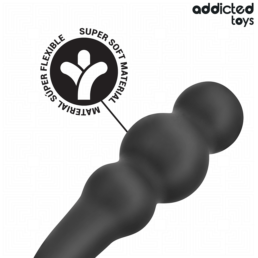 ADDICTED TOYS - ANAL PLUG WITH RING SILICONE MODEL 1 - NOCTURNA DESIRES