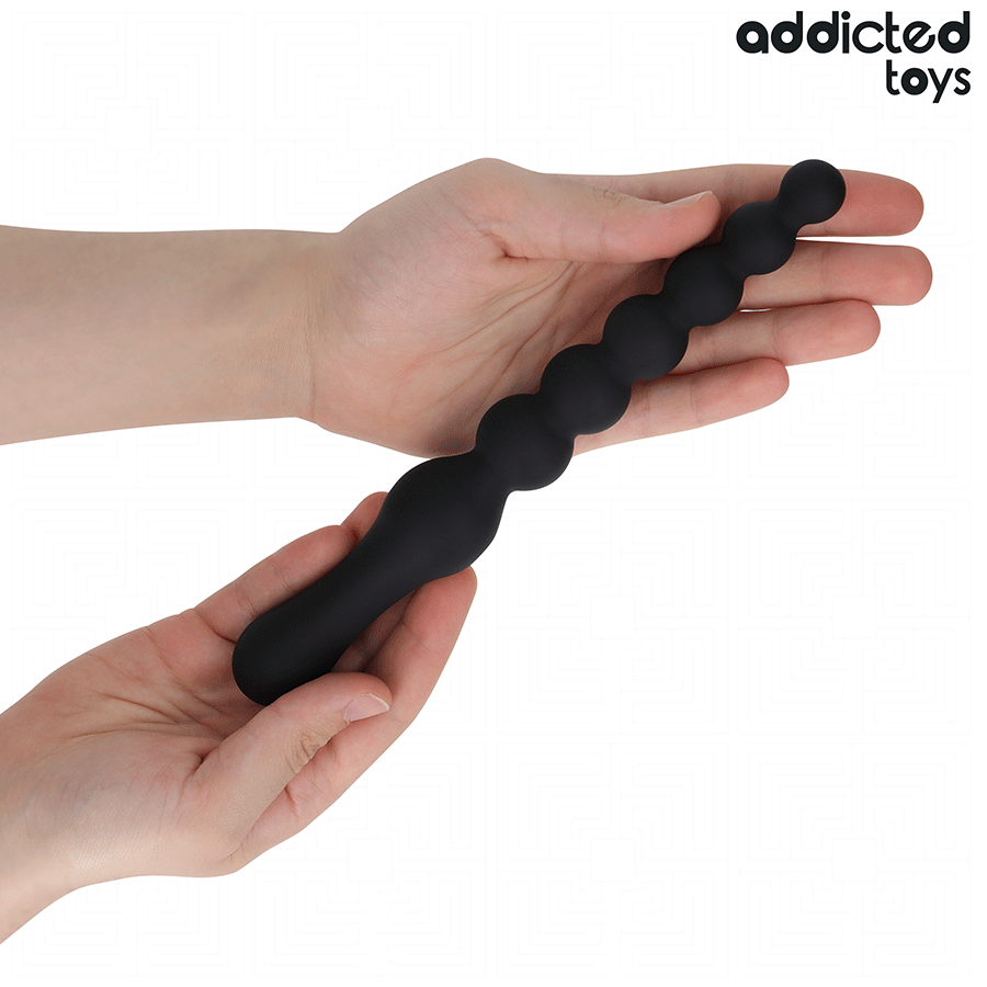ADDICTED TOYS - DOUBLE ANAL MASSAGER SILICONE 24 CM - NOCTURNA DESIRES