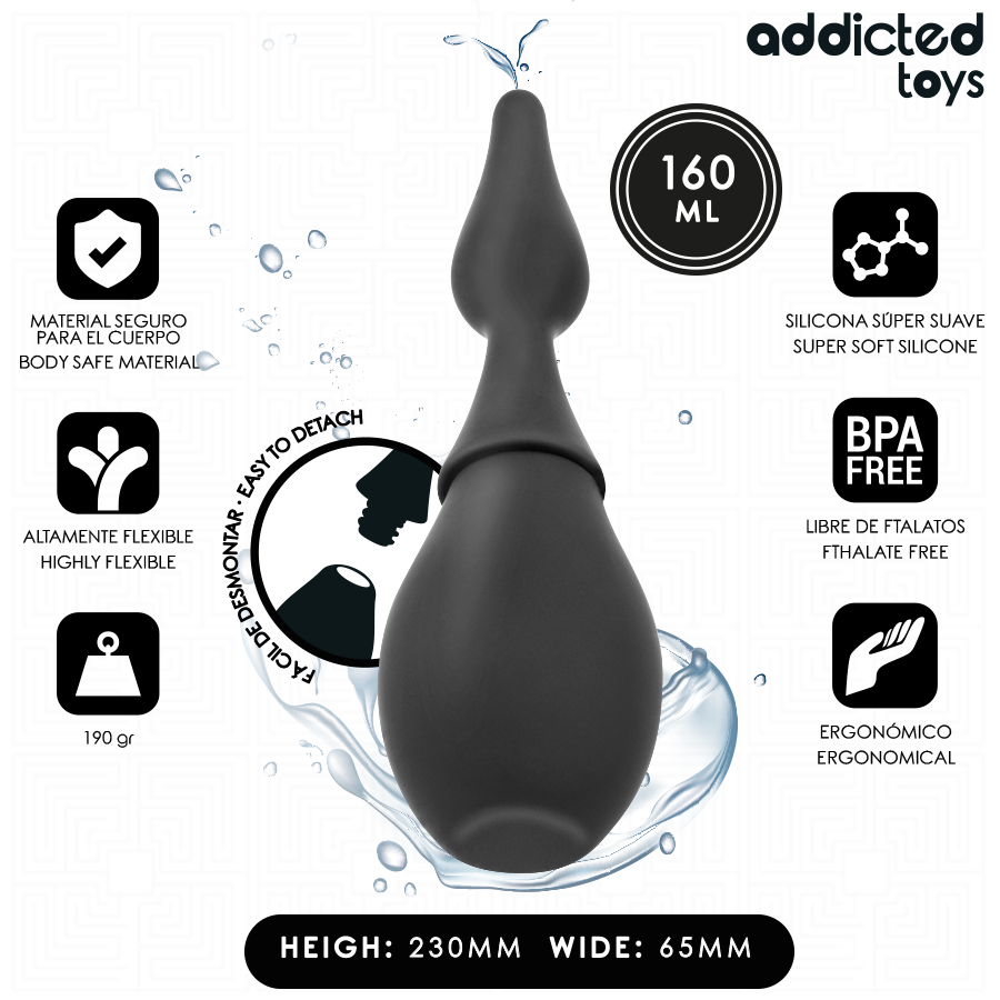 ADDICTED TOYS - TRAVEL CLEANER SILICONE MODEL 1 - NOCTURNA DESIRES