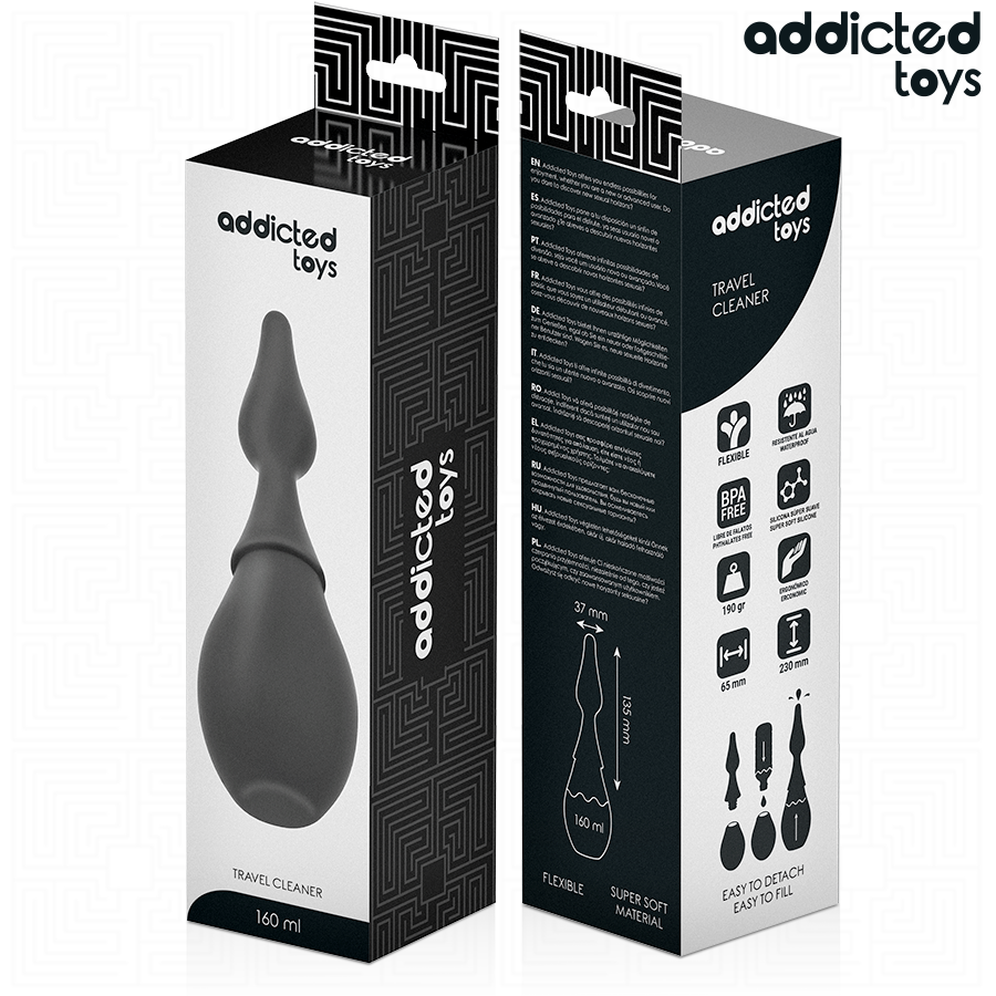 ADDICTED TOYS - TRAVEL CLEANER SILICONE MODEL 1 - NOCTURNA DESIRES