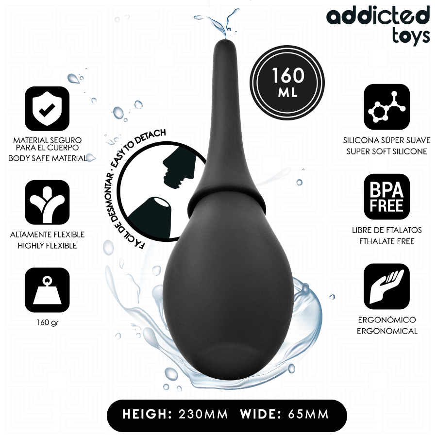 ADDICTED TOYS - TRAVEL CLEANER SILICONE MODEL 3 - NOCTURNA DESIRES
