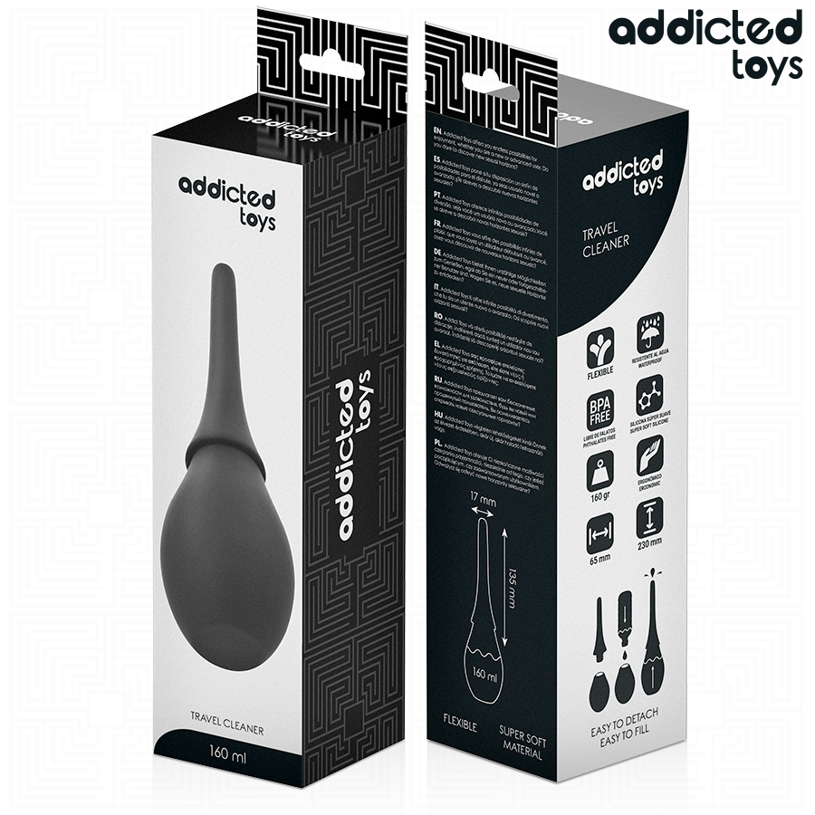 ADDICTED TOYS - TRAVEL CLEANER SILICONE MODEL 3 - NOCTURNA DESIRES
