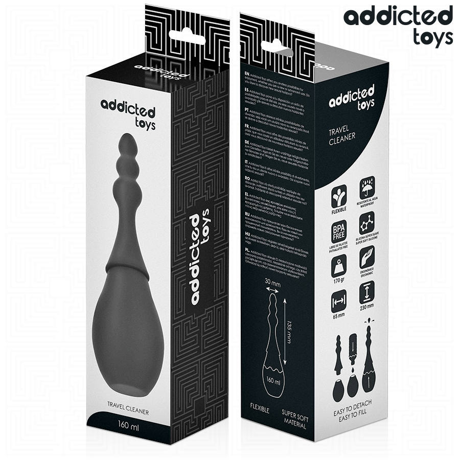 ADDICTED TOYS - TRAVEL CLEANER SILICONE MODEL 4 - NOCTURNA DESIRES