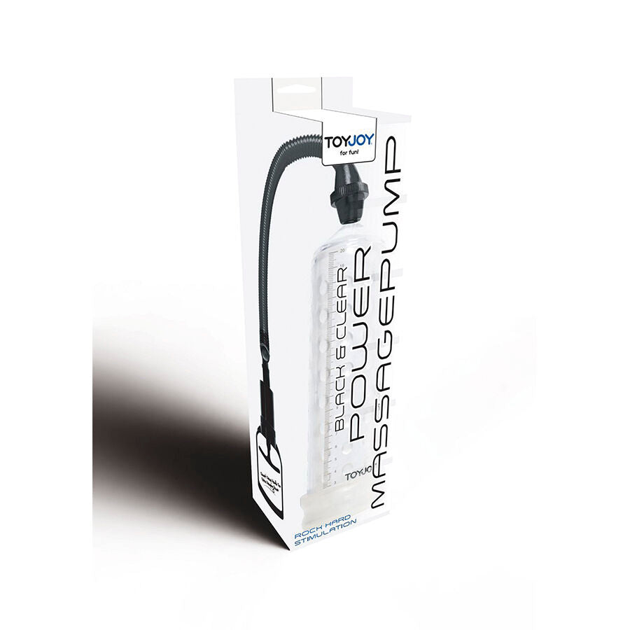 TOYJOY - POWERFUL MASSAGE PUMP WITH TRANSPARENT SLEEVE - NOCTURNA DESIRES