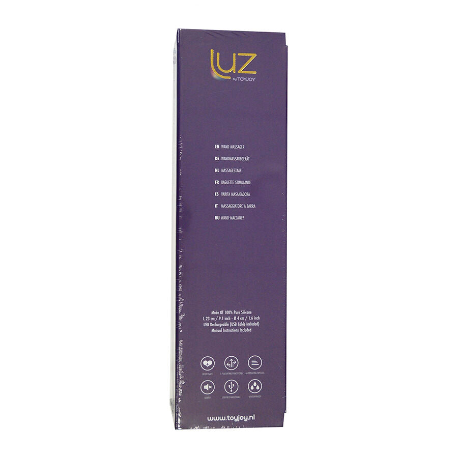 TOYJOY - LIGHT ZENITH WAND MASSAGER BLACK - NOCTURNA DESIRES