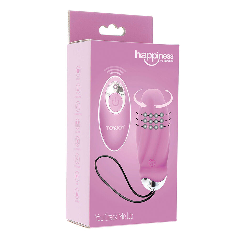 TOYJOY - HAPPINESS YOU CRACK ME UP REMOTE CONTROL VIBRATOR - NOCTURNA DESIRES