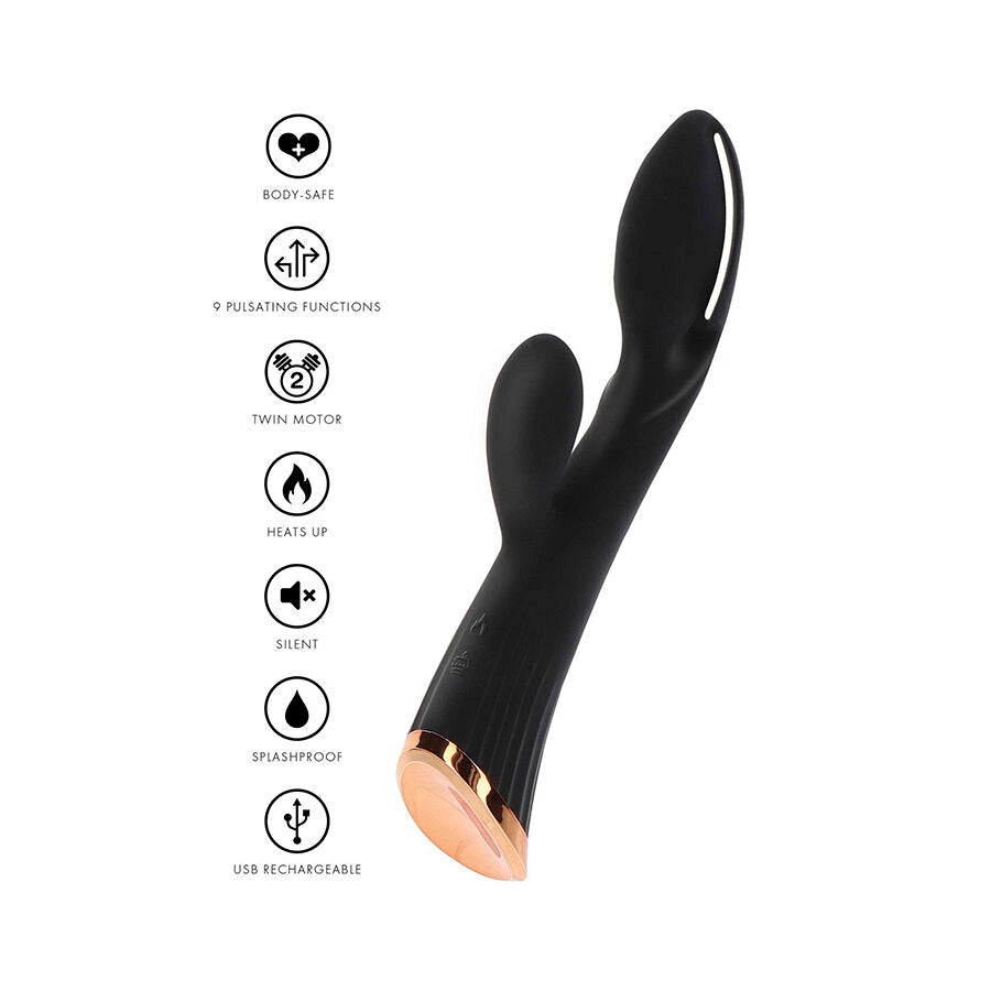 TOYJOY - IVY CASSIA XTRA INTENSE VIBRATOR CLITORIS STIMULATOR BLACK - NOCTURNA DESIRES
