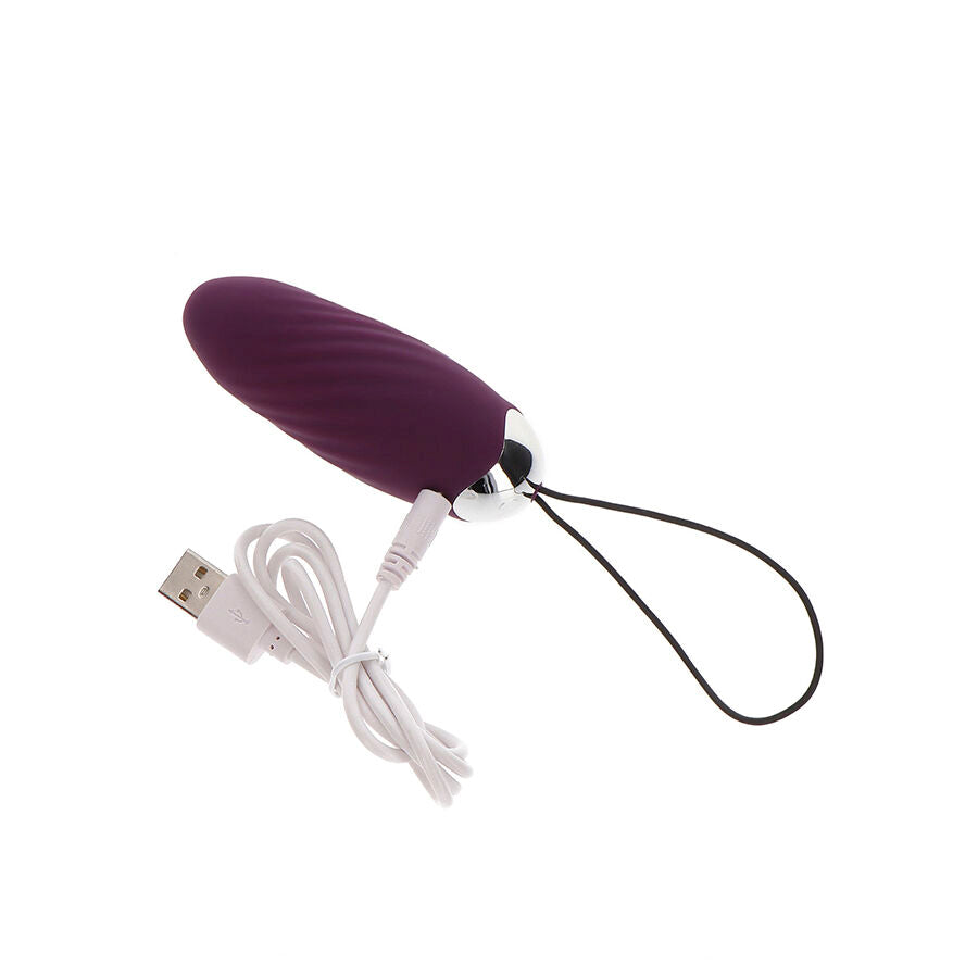 TOYJOY - HAPPINESS KNOCK KNOCK EGGSTAVAGANT VIBRATOR WITH REMOTE CONTROL PURPLE - NOCTURNA DESIRES