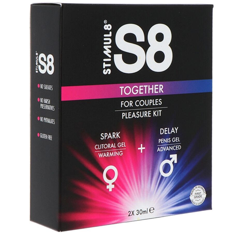 STIMUL8 - S8 TOGETHER COUPLE KIT 2 X 30 ML - NOCTURNA DESIRES