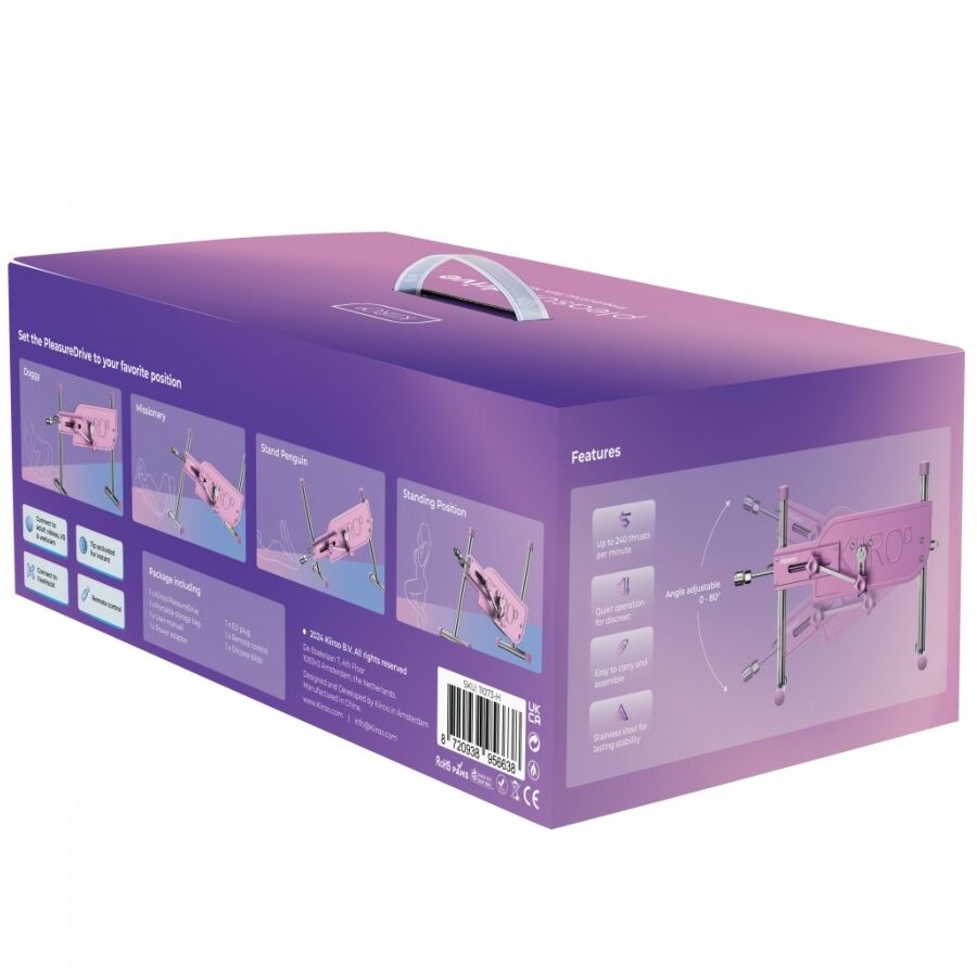 KIIROO - PLEASURE DRIVE INTERACTIVE SEX MACHINE - NOCTURNA DESIRES