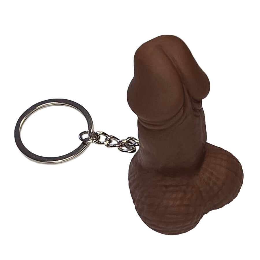 DIABLO PICANTE - PENIS SHAPED WHISTLE KEYRING MULATTO COLOR - NOCTURNA DESIRES