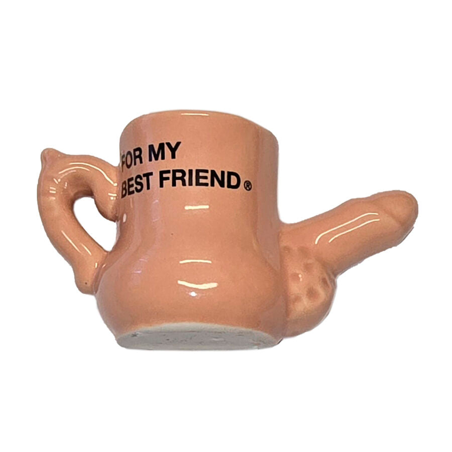 DIABLO PICANTE – CERAMIC MUG MAGNET WITH RAISED PENIS “FOR MY BEST FRIEND” - NOCTURNA DESIRES