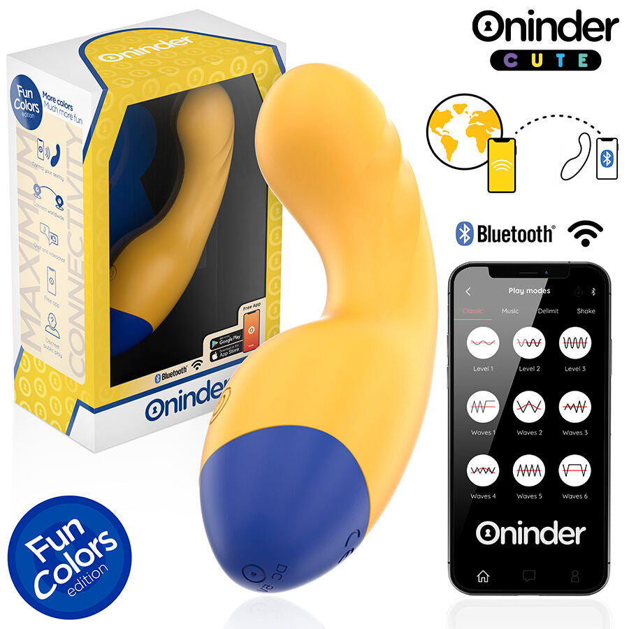 ONINDER CUTE - LOVE BUDDY MASTER G-SPOT VIBRATOR - FREE WORLDWIDE APP - NOCTURNA DESIRES