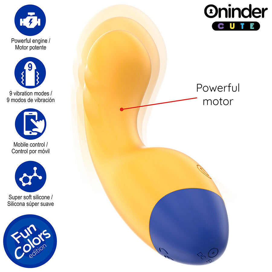 ONINDER CUTE - LOVE BUDDY MASTER G-SPOT VIBRATOR - FREE WORLDWIDE APP - NOCTURNA DESIRES