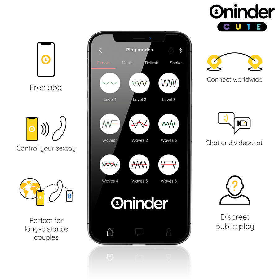 ONINDER CUTE - LOVE BUDDY MASTER G-SPOT VIBRATOR - FREE WORLDWIDE APP - NOCTURNA DESIRES