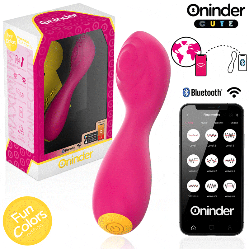 ONINDER CUTE - LOVE BUDDY MASTER G-SPOT VIBRATOR - FREE WORLDWIDE APP - NOCTURNA DESIRES