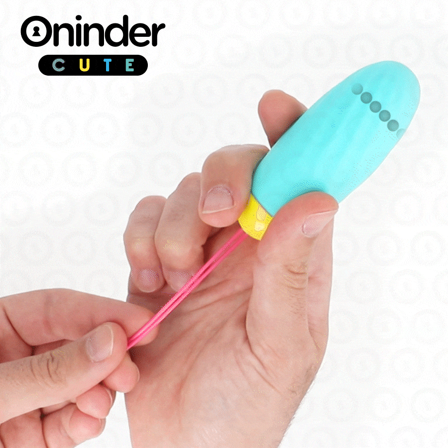ONINDER CUTE - LOVE PLEASURE VIBRATING EGG - ROTATING SILICONE GEMS - FREE GLOBAL APP - NOCTURNA DESIRES
