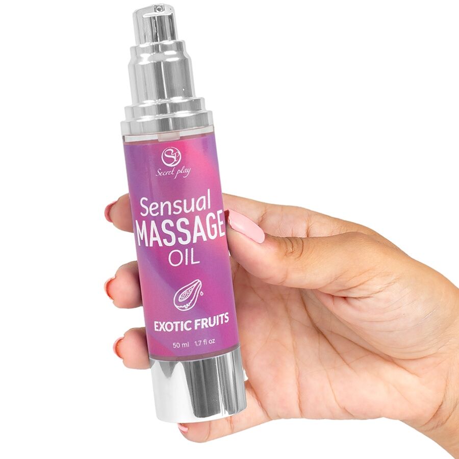 SECRETPLAY - EXOTIC FRUITS MASSAGE OIL - NOCTURNA DESIRES