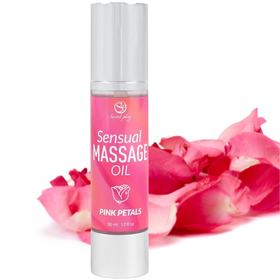 SECRETPLAY - PINK PETALS MASSAGE OIL - NOCTURNA DESIRES