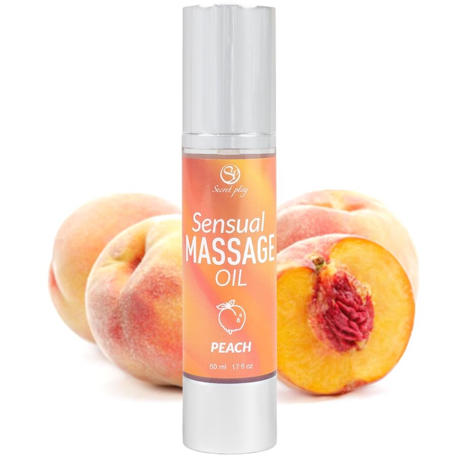 SECRETPLAY - PEACH MASSAGE OIL - NOCTURNA DESIRES