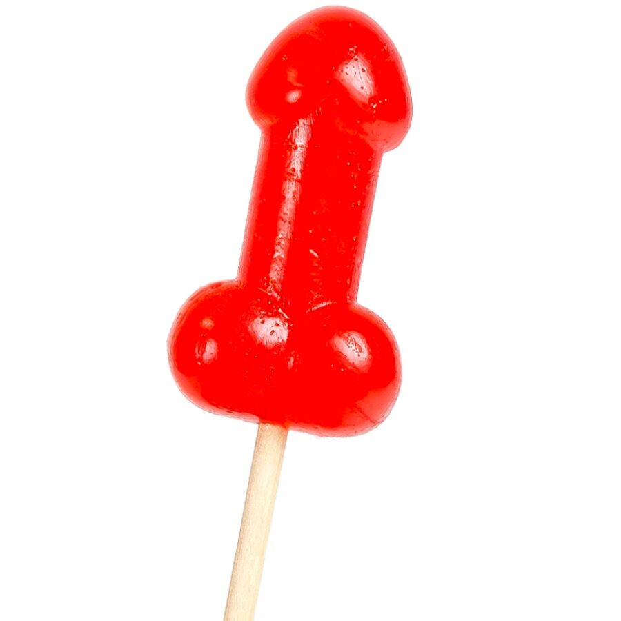 SECRETPLAY - CHERRY CANDY PENIS LOLLIPOP WITH SPICY HEAT EFFECT - NOCTURNA DESIRES