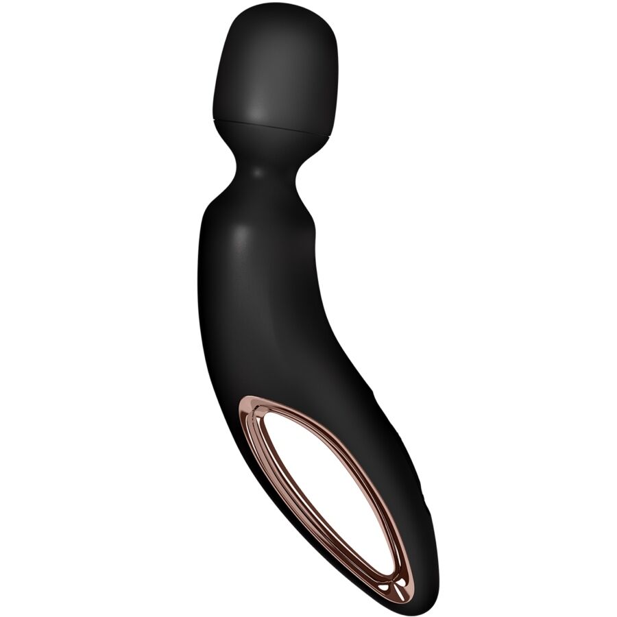SATISFYER - WAND ERLAND VIBRATING MASSAGER BLACK - NOCTURNA DESIRES