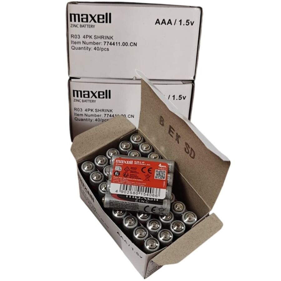 MAXELL - BATTERY SALINA MANGANESO AAA R03 RETRACTIL*4 - NOCTURNA DESIRES