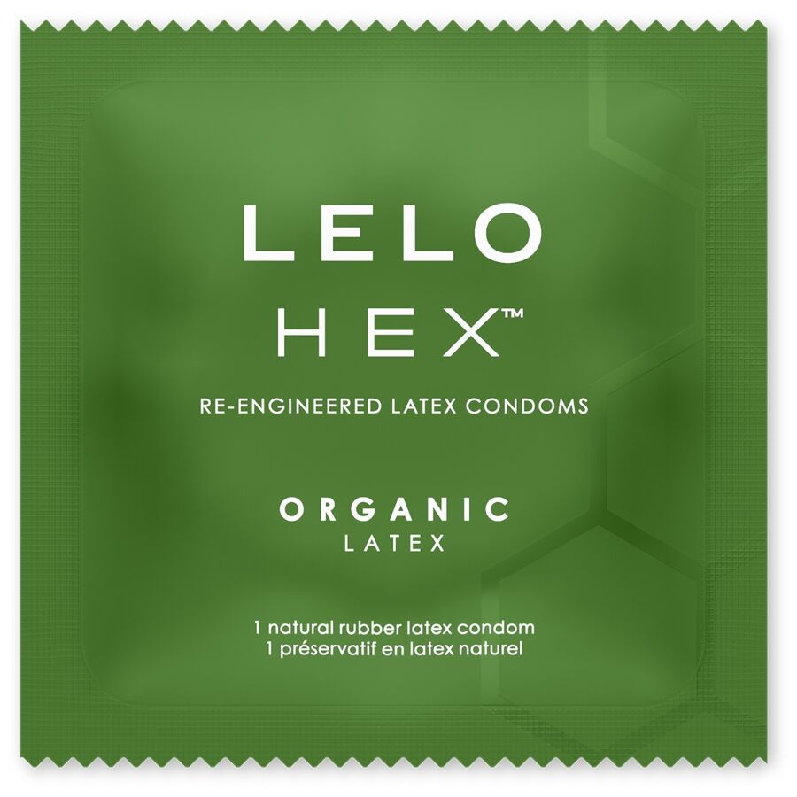 LELO - HEX ORGANIC CONDOM BOX 3 UNITS - NOCTURNA DESIRES