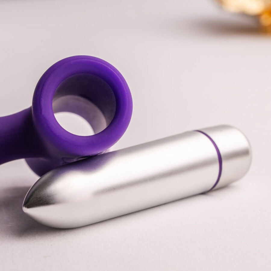 ROCKS- OFF - PETITE SENSATIONS TEAZER ANAL PLUG VIBRATOR PURPLE - NOCTURNA DESIRES