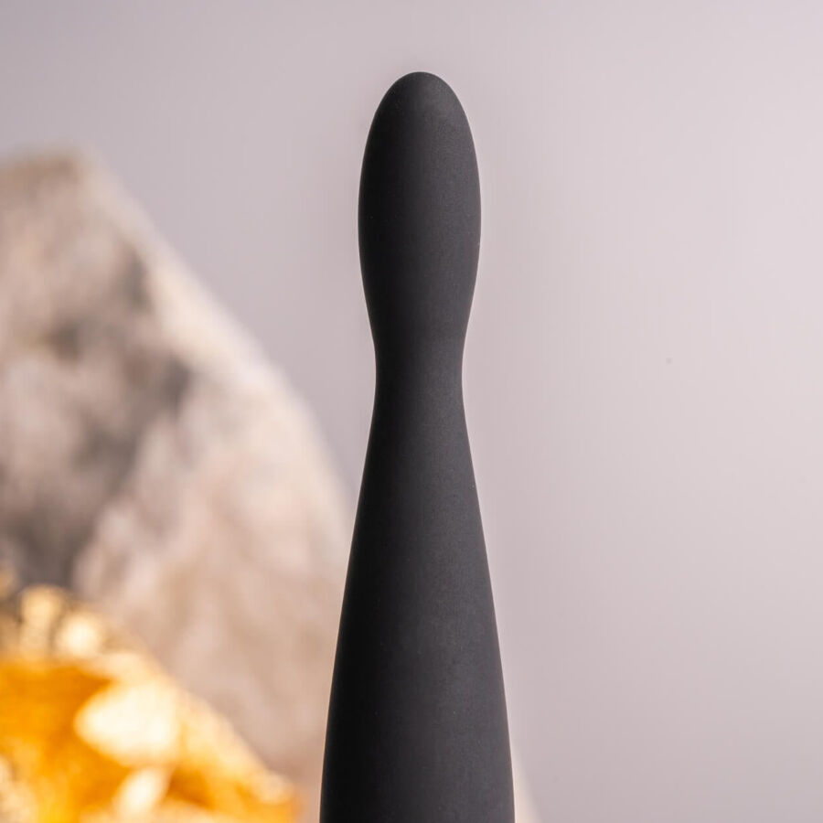 ROCKS- OFF - PETITE SENSATIONS TEAZER ANAL PLUG VIBRATOR BLACK - NOCTURNA DESIRES
