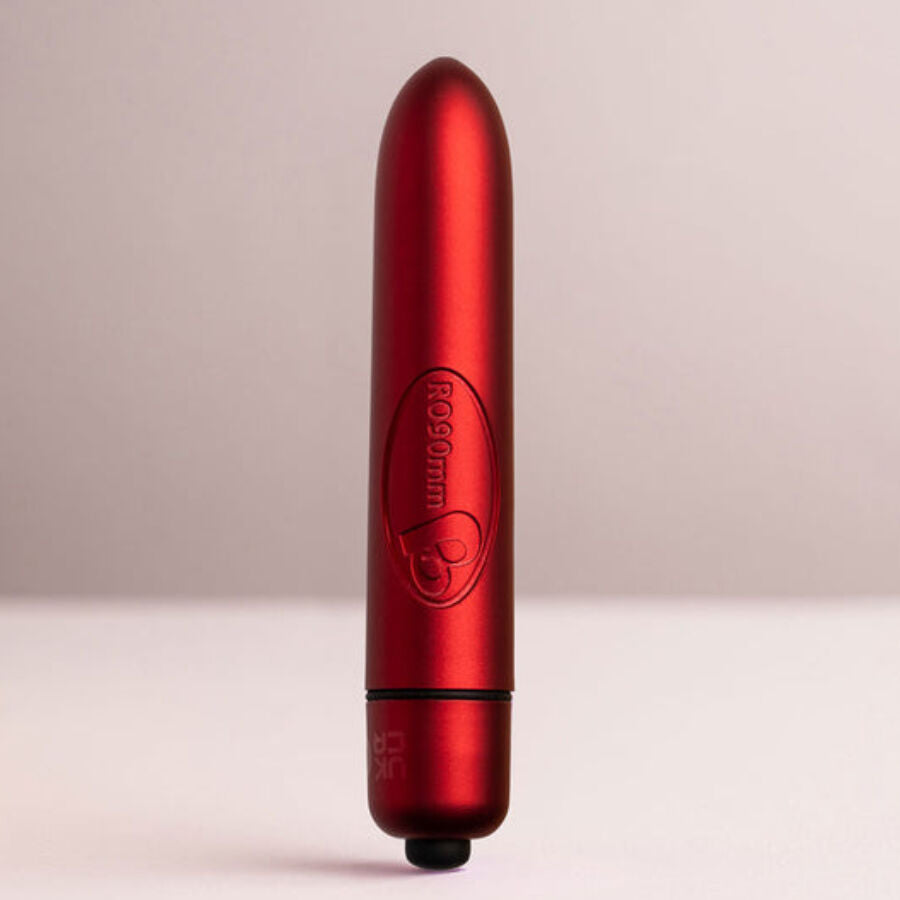 ROCKS-OFF - RO-90 SCARLET VELVET VIBRATING BULLET RED - NOCTURNA DESIRES