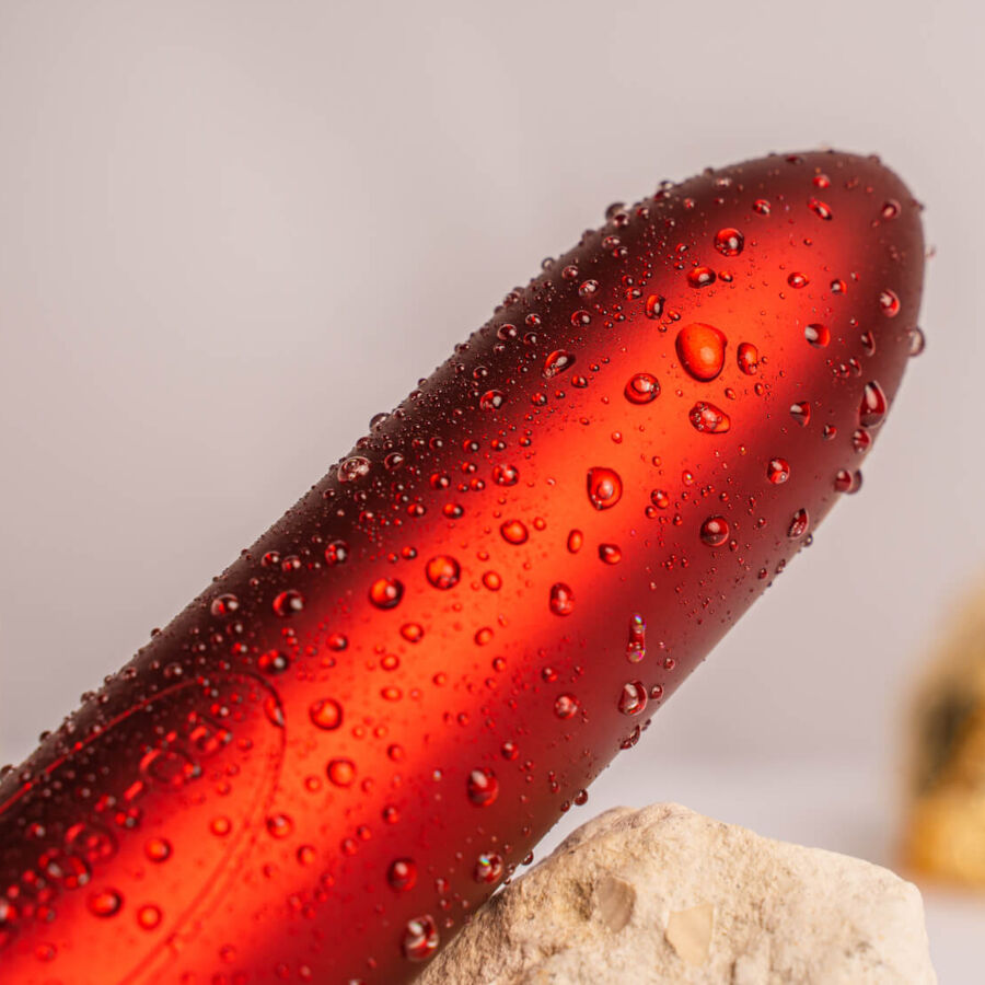 ROCKS-OFF - RO-160 ROUGE ALLURE VIBRATING BULLET RED - NOCTURNA DESIRES