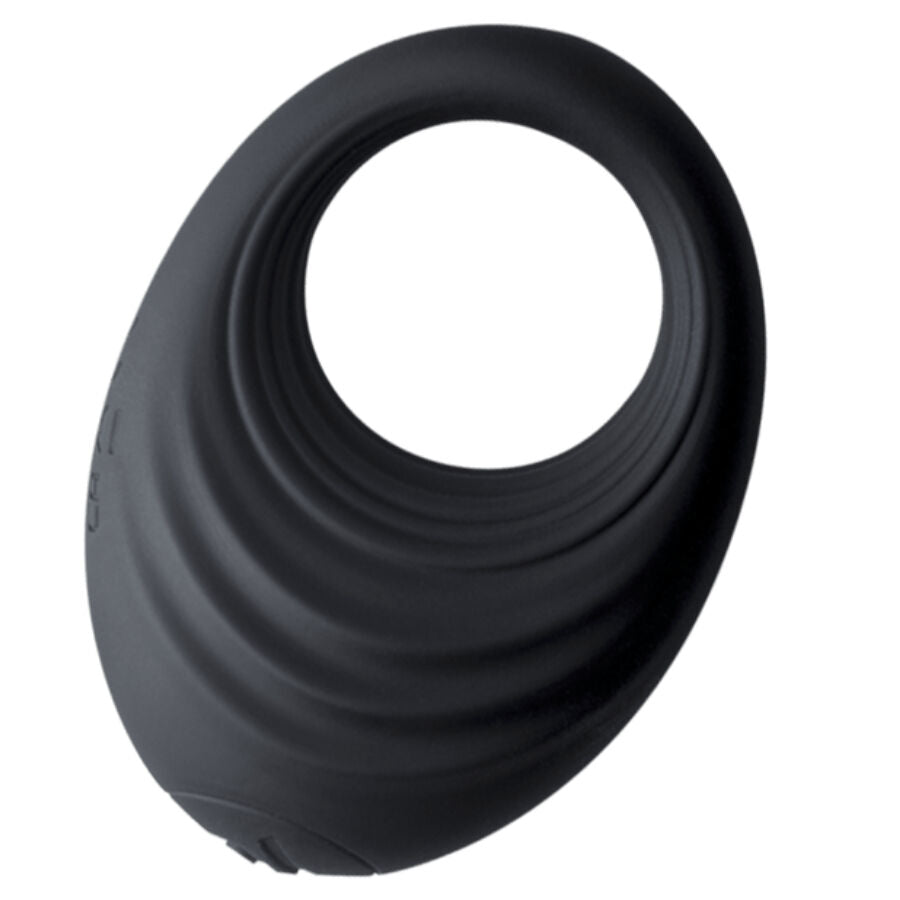 ROCKS-OFF - SPIRE BLACK VIBRATING PENIS RING - NOCTURNA DESIRES