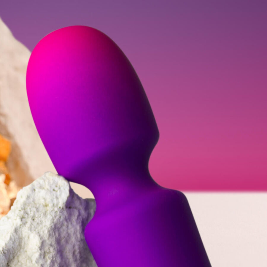 ROCKS- OFF - GLO- GIRL VIBRATOR WAND MINI PURPLE - NOCTURNA DESIRES