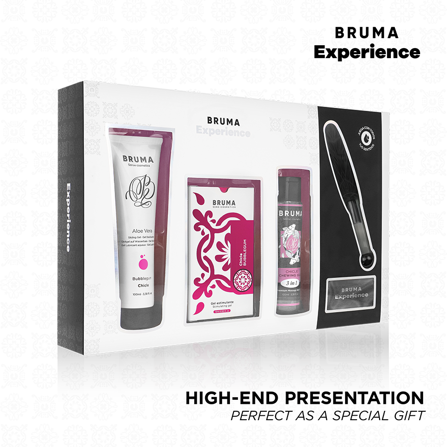 BRUMA XPERIENCE - SWEET GUM TEMPTATION KIT WITH ORGASM ENHANCER - NOCTURNA DESIRES