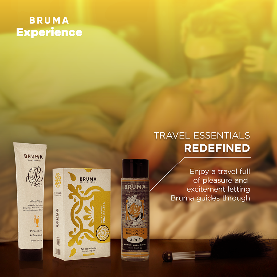 BRUMA XPERIENCE - SWEET PINA COLADA TEMPTATION PACK WITH ORGASM ENHANCER - NOCTURNA DESIRES