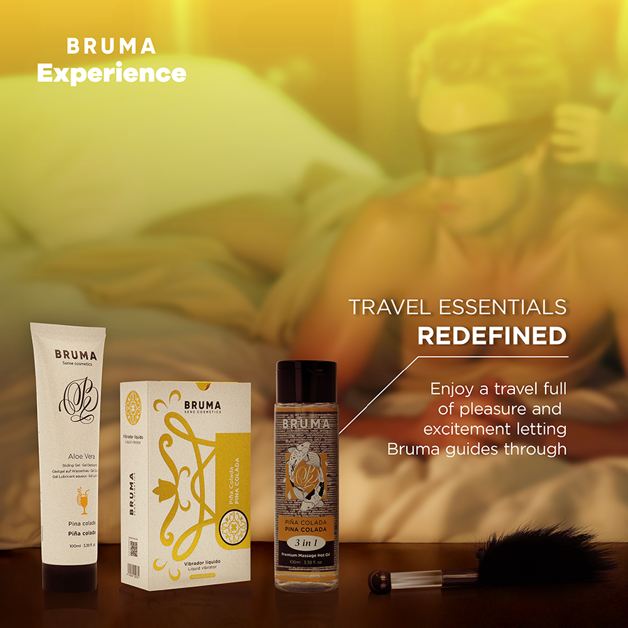 BRUMA XPERIENCE - VIBRO-ORGASMIC PINA COLADA SWEET TEMPTATION KIT - NOCTURNA DESIRES