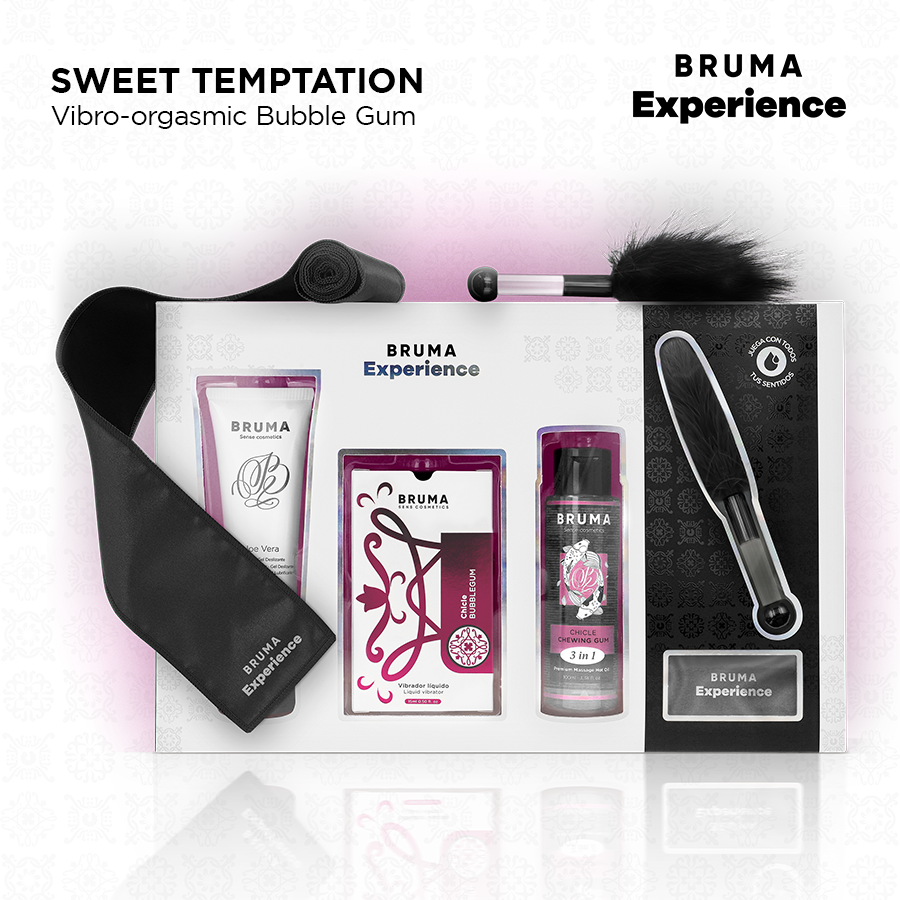 BRUMA XPERIENCE - VIBRO-ORGASMIC SWEET GUM TEMPTATION KIT - NOCTURNA DESIRES