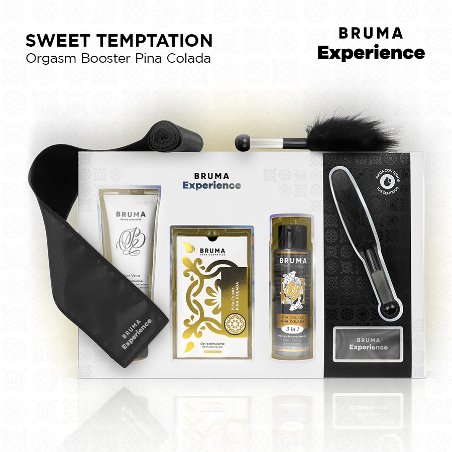 BRUMA XPERIENCE - SWEET PINA COLADA TEMPTATION PACK WITH ORGASM ENHANCER - NOCTURNA DESIRES